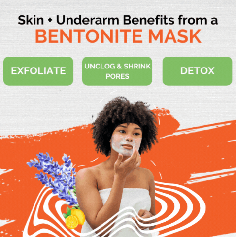 How Your Skin and Underarms will Benefit from a Bentonite Mask