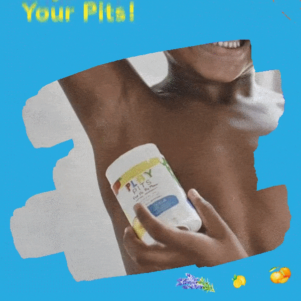 Play Pits is safe to use all over your body, beyond your pits
